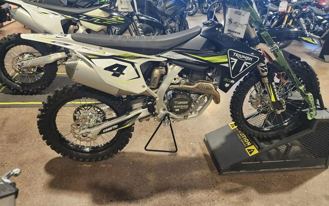 2025 Triumph TF 450-RC Edition Jet BlackPure White