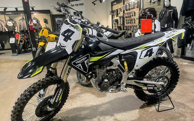 2025 Triumph TF 450-RC Edition Jet BlackPure White