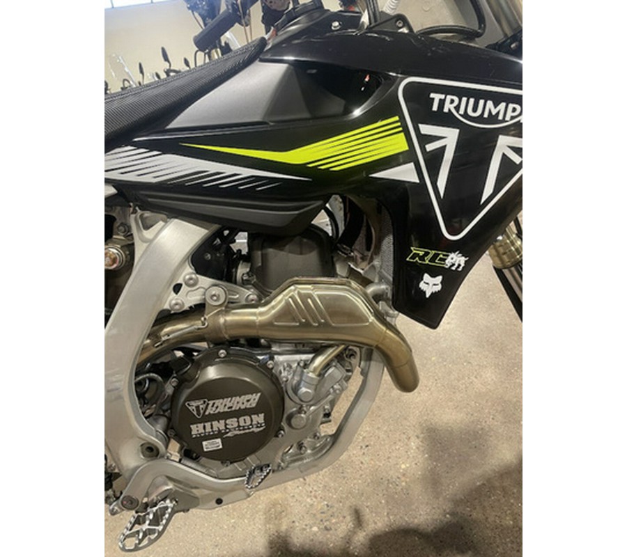2025 Triumph TF 450-RC Edition Jet BlackPure White