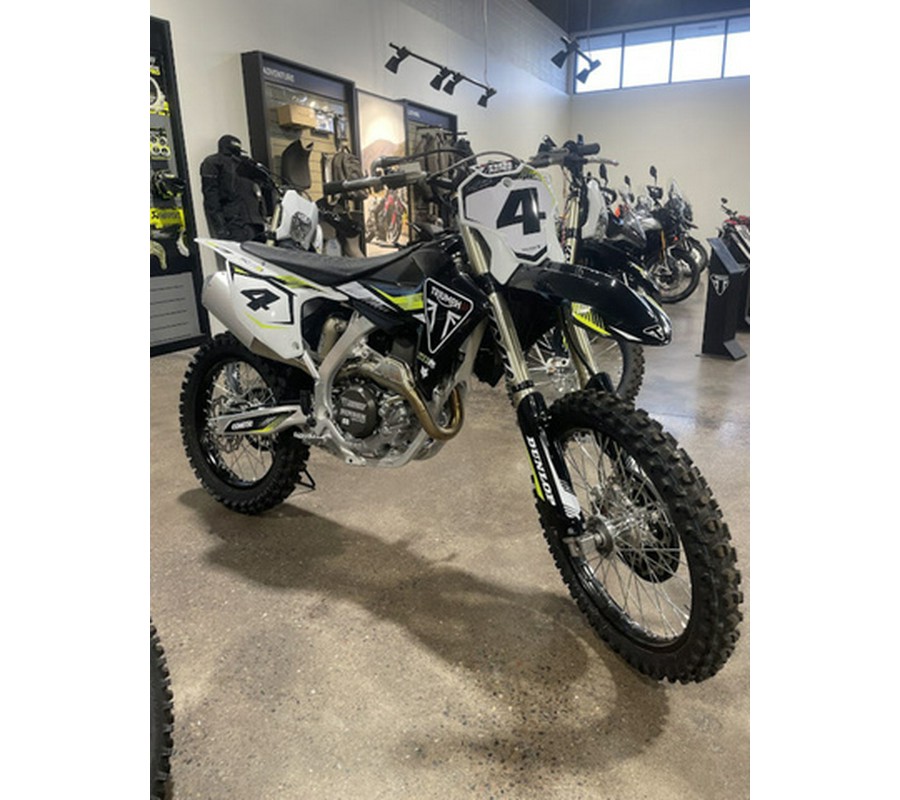 2025 Triumph TF 450-RC Edition Jet BlackPure White