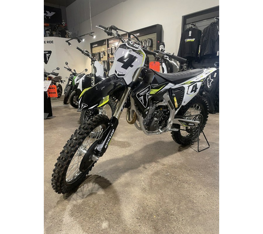 2025 Triumph TF 450-RC Edition Jet BlackPure White