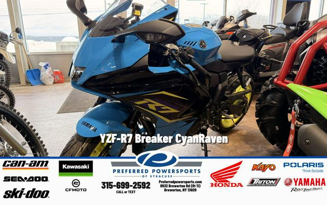 2026 Yamaha YZF-R7 Breaker Cyan/Raven