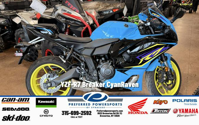 2026 Yamaha YZF-R7 Breaker Cyan/Raven