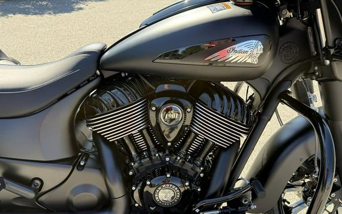2026 Indian Chieftain Dark Horse W/Powerband Audio Black Smoke