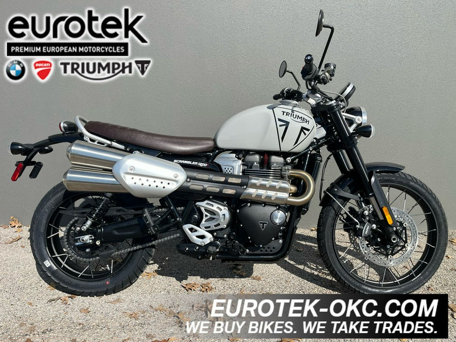 2024 Triumph Scrambler 1200 X Ash Grey