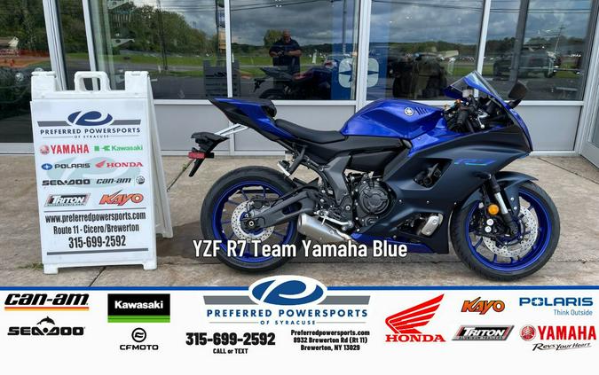 2026 Yamaha YZF-R7 Team Yamaha Blue