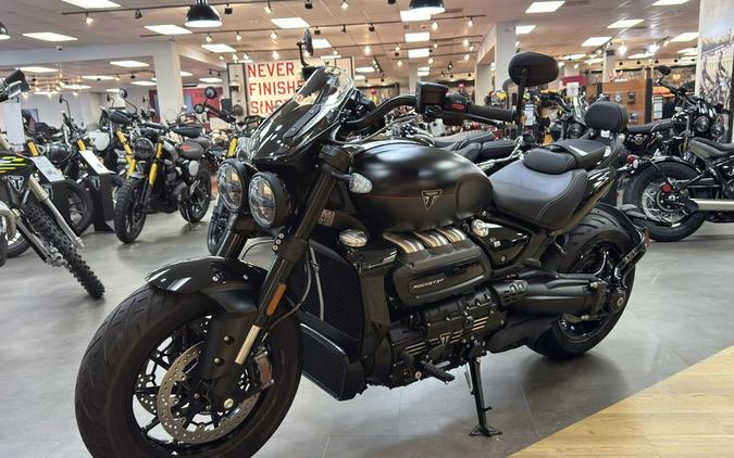 2026 Triumph Rocket 3 Storm GT Matte Sapphire Black/Satin Granite