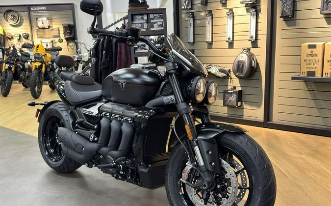 2026 Triumph Rocket 3 Storm GT Matte Sapphire Black/Satin Granite