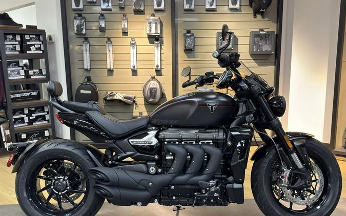 2026 Triumph Rocket 3 Storm GT Matte Sapphire Black/Satin Granite