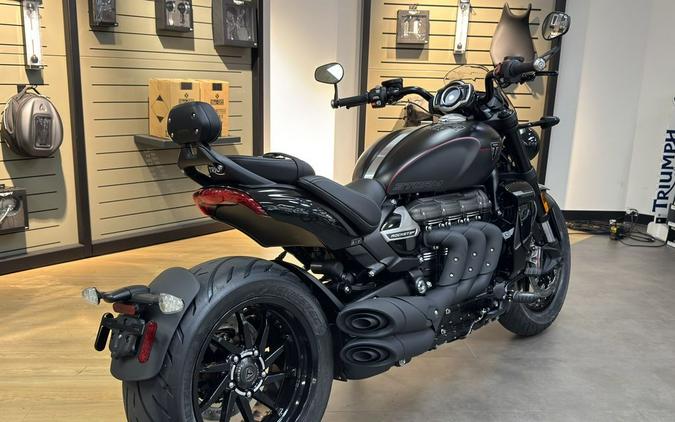 2026 Triumph Rocket 3 Storm GT Matte Sapphire Black/Satin Granite