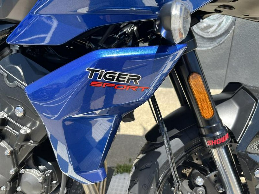 2023 Triumph Tiger Sport 660 Lucerne Blue / Sapphire Black