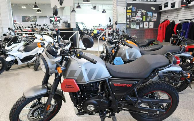 2023 Royal Enfield Scram 411 Graphite Red