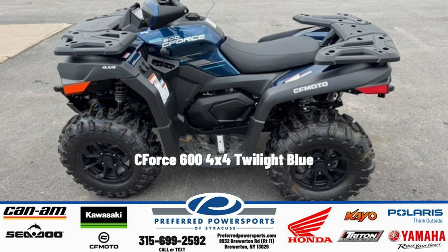 2026 CFMOTO CForce 600 Twilight Blue