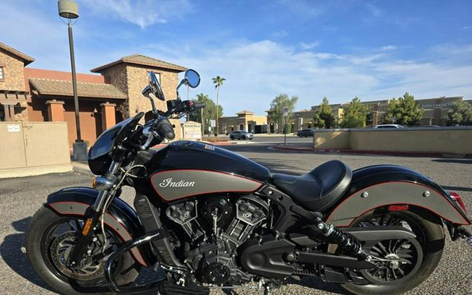 2018 Indian Scout Sixty ABS Thunder Black / Titanium Metallic