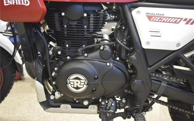 2023 Royal Enfield Scram 411 White Flame