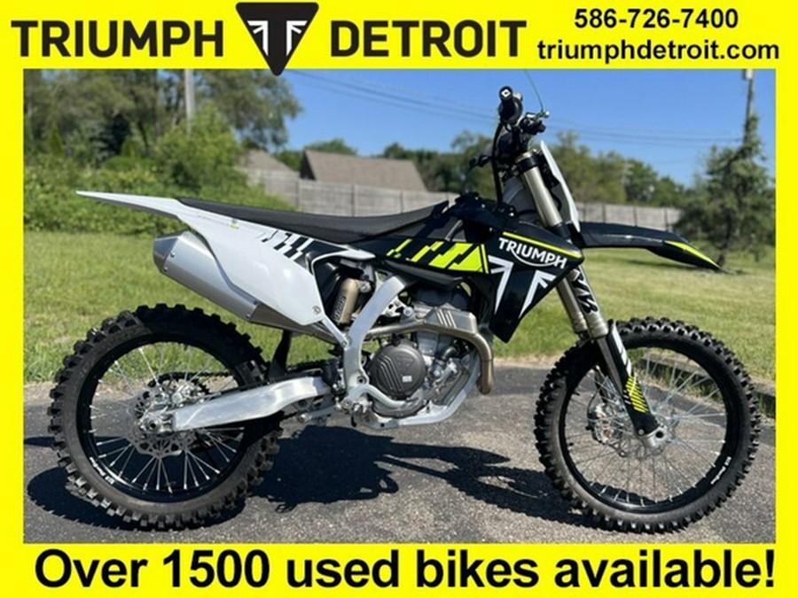 2024 Triumph TF 250-X Racing/Yellow/Black/White