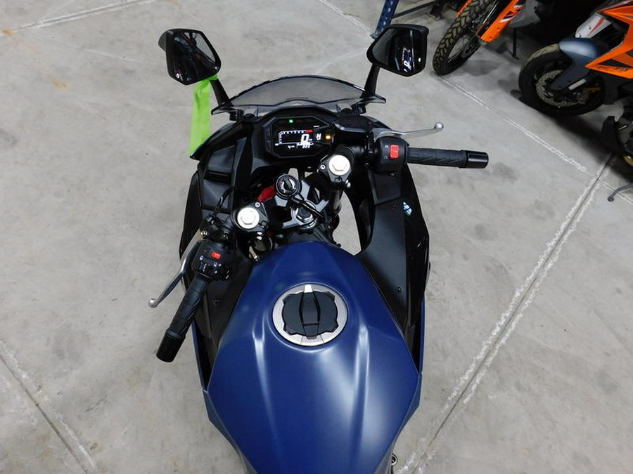 2026 Kawasaki Ninja® 500 ABS Metallic Matte Twilight Blue