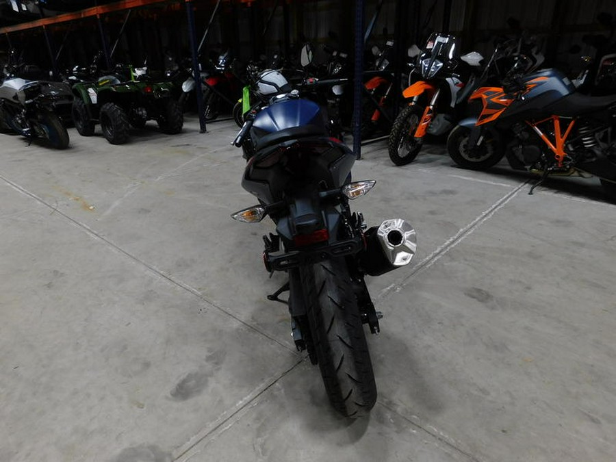 2026 Kawasaki Ninja® 500 ABS Metallic Matte Twilight Blue