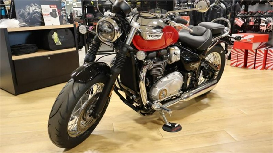 2023 Triumph Bonneville Speedmaster Chrome Edition Diablo Red