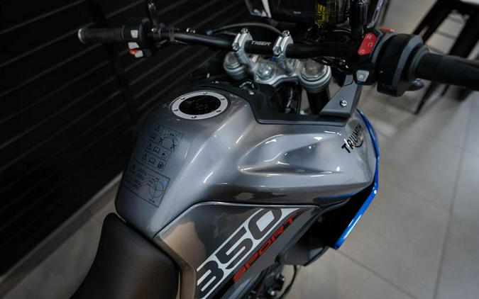 2023 Triumph Tiger 850 Sport Graphite Caspian Blue