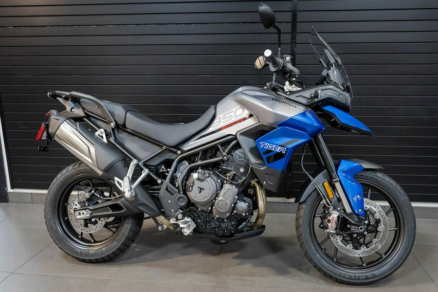 2023 Triumph Tiger 850 Sport Graphite Caspian Blue