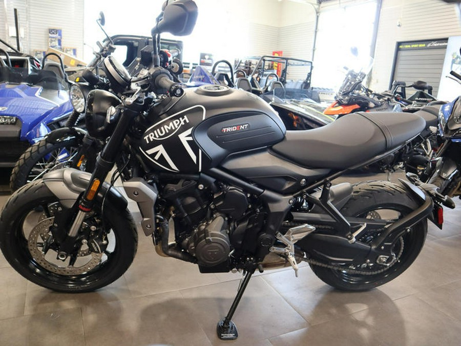 2023 Triumph Trident 660 Matte Baja Orange / Matte Storm Grey