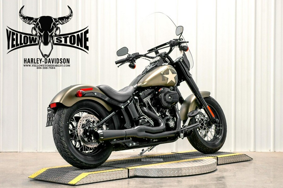 2016 Harley-Davidson Softail Slim S Olive Gold Denim