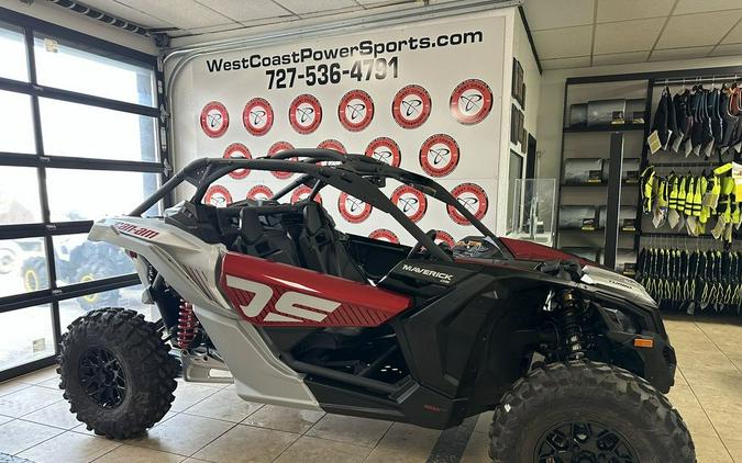 2024 Can-Am® Maverick X3 DS Turbo Fiery Red & Hyper Silver