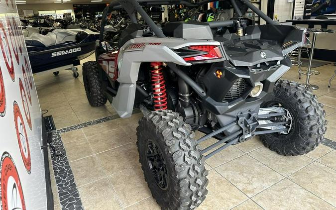 2024 Can-Am® Maverick X3 DS Turbo Fiery Red & Hyper Silver