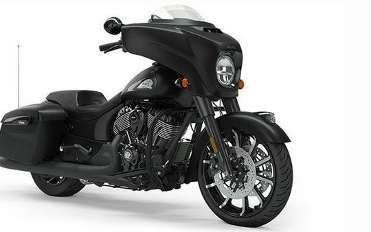 Used 2019 INDIAN MOTORCYCLE CHIEFTAIN DARK HORSE THUNDER BLACK SMOKE