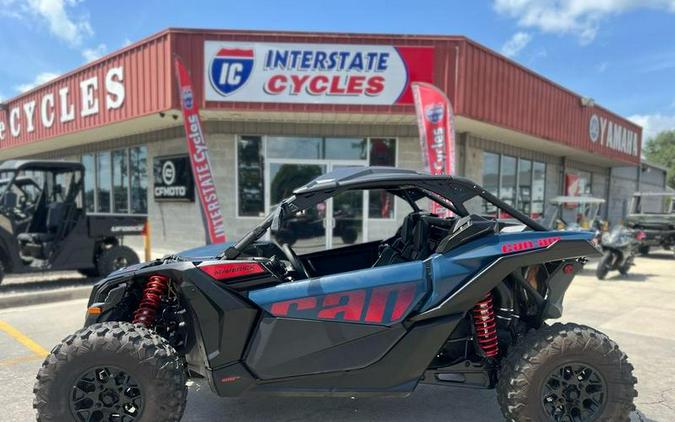 2026 Can-Am® Maverick X3 DS Turbo RR Scandi Blue & Orange Crush