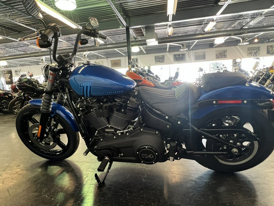 2024 Harley-Davidson Street Bob 114 Blue Burst FXBBS