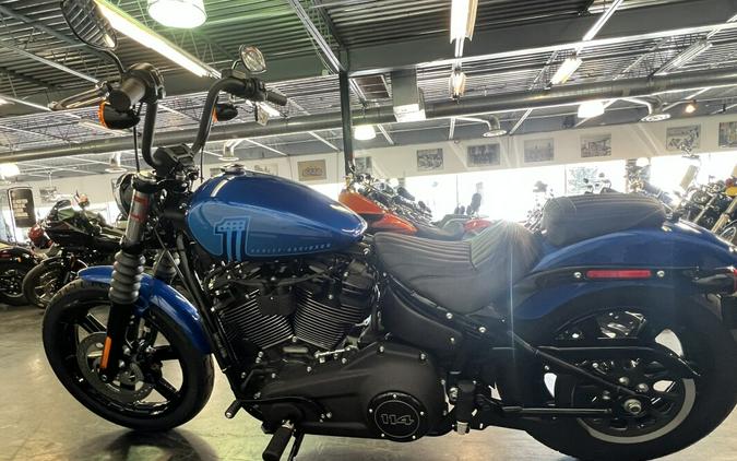 2024 Harley-Davidson Street Bob 114 Blue Burst FXBBS