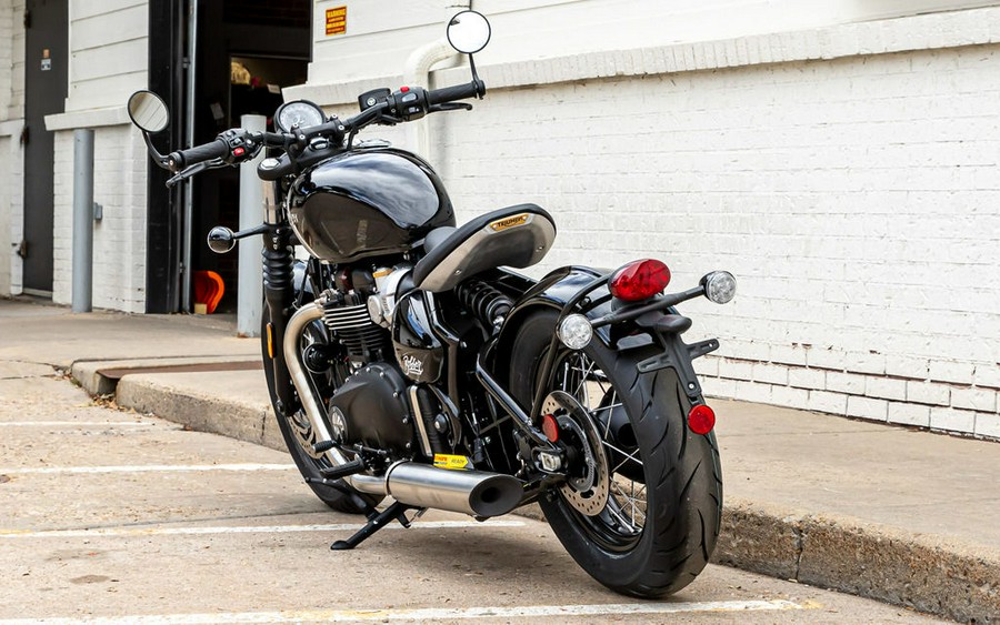 2024 Triumph Bonneville Bobber Jet Black/Ash Gray