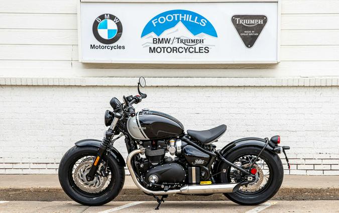 2024 Triumph Bonneville Bobber Jet Black/Ash Gray