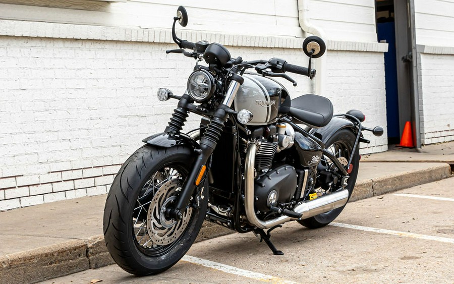 2024 Triumph Bonneville Bobber Jet Black/Ash Gray