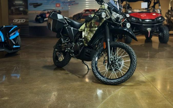 2026 Kawasaki KLR®650 Adventure ABS Cypher Camo Beige