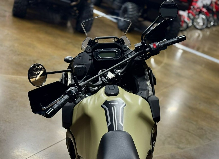 2026 Kawasaki KLR®650 Adventure ABS Cypher Camo Beige