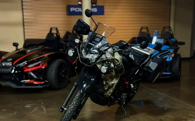 2026 Kawasaki KLR®650 Adventure ABS Cypher Camo Beige