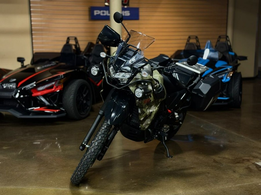 2026 Kawasaki KLR®650 Adventure ABS Cypher Camo Beige