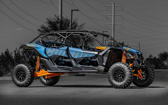 2025 Can-Am® Maverick X3 Max RS Turbo RR Scandi Blue & Orange Crush