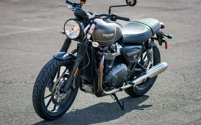 2022 Triumph Street Twin Matte Ironstone
