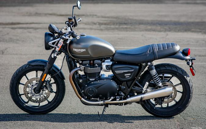 2022 Triumph Street Twin Matte Ironstone