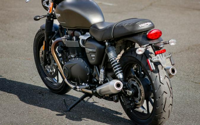 2022 Triumph Street Twin Matte Ironstone