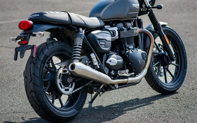 2022 Triumph Street Twin Matte Ironstone