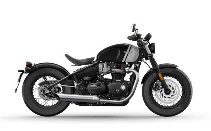 2025 Triumph Bonneville Bobber Jet Black/Ash Gray