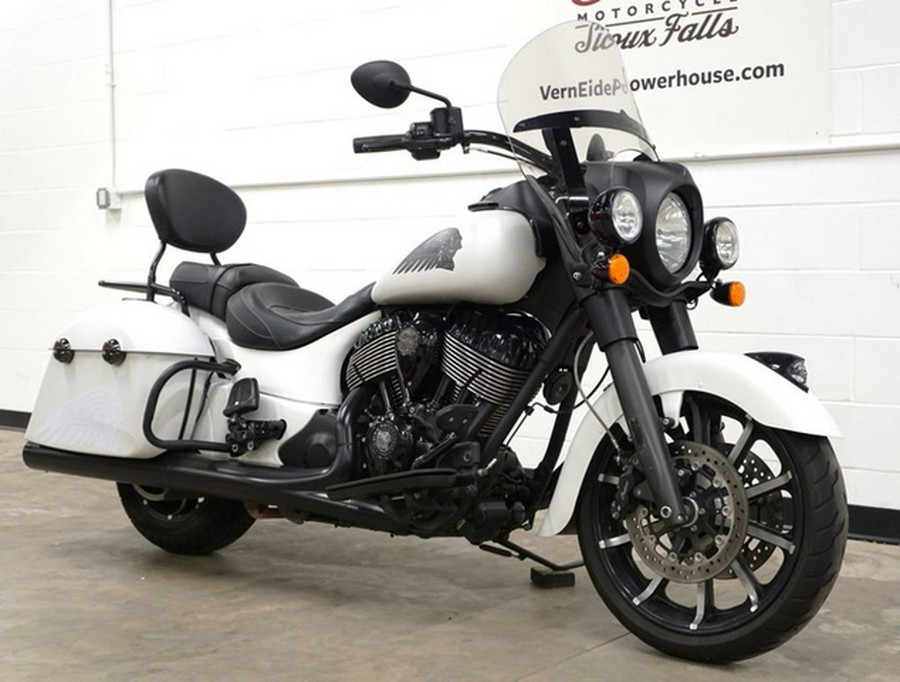 2019 Indian Springfield Dark Horse White Smoke