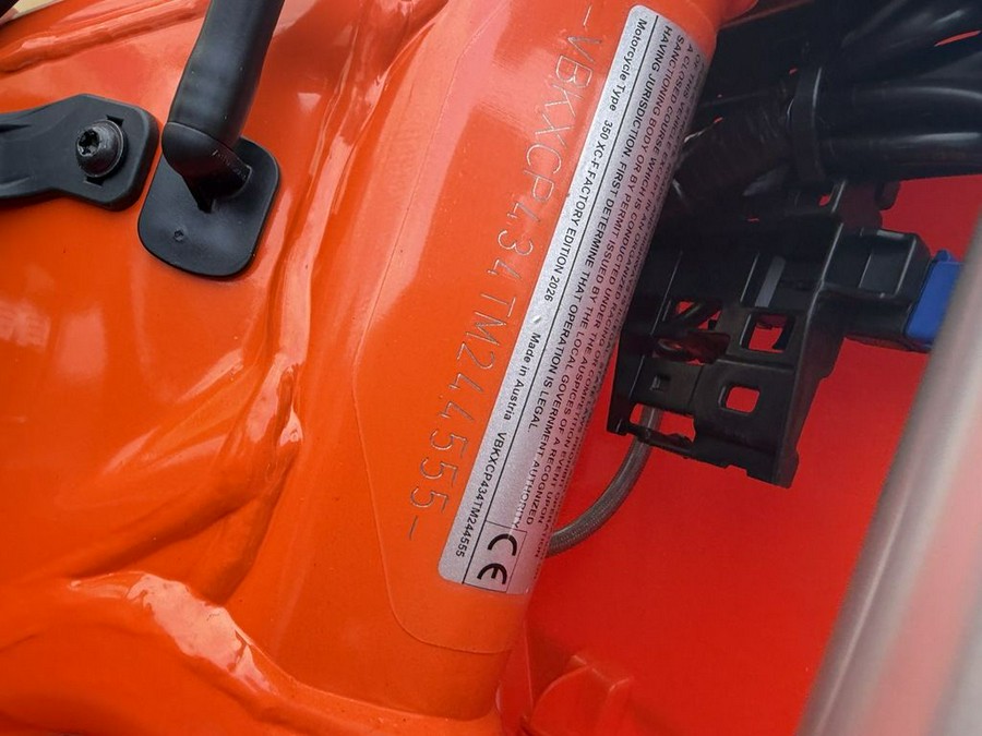 2026 KTM 350 XC-F Factory Edition