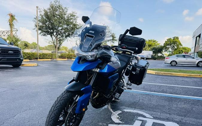 2021 Triumph Tiger 850 Sport Graphite Caspian Blue