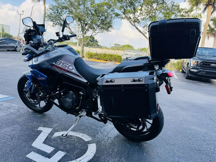 2021 Triumph Tiger 850 Sport Graphite Caspian Blue